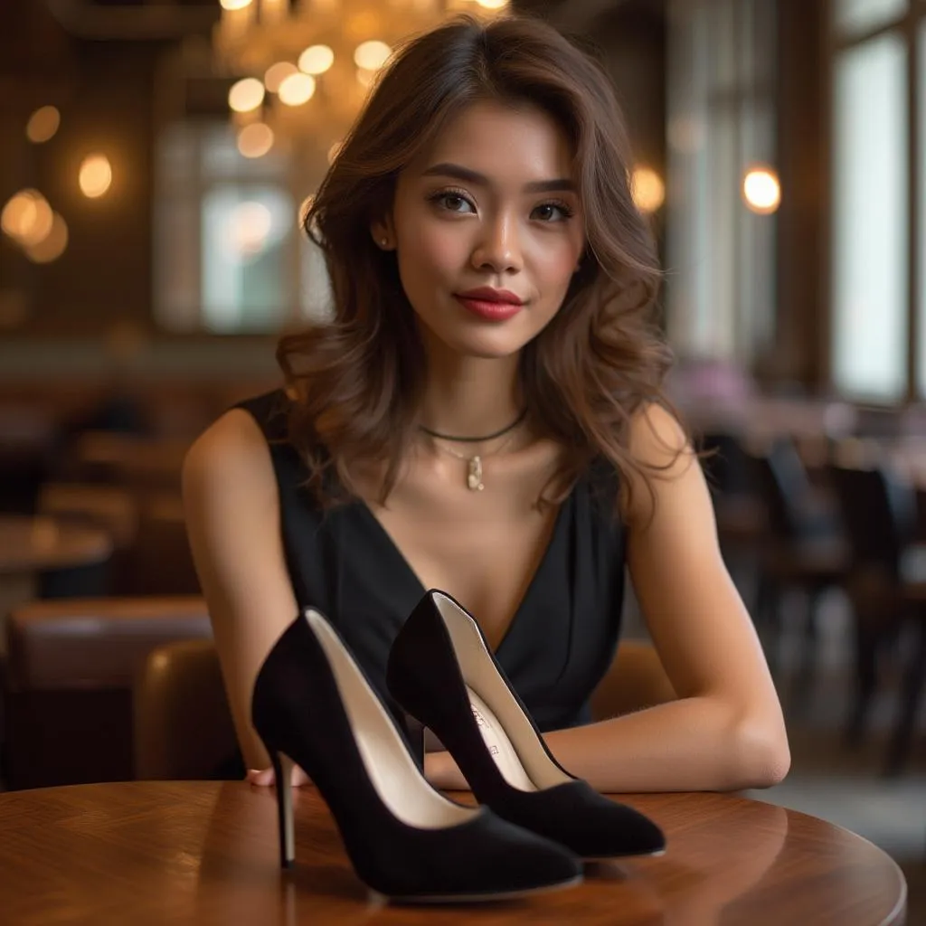 Cliente con zapatillas de edición limitada